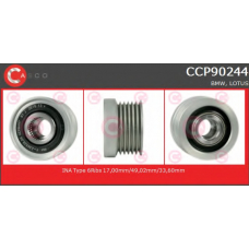 CCP90244 CASCO Ременный шкив, генератор