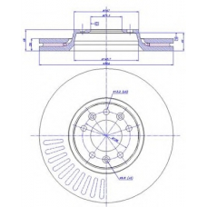 142.1425 CAR Тормозной диск