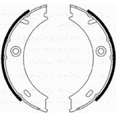153-240 CIFAM Комплект тормозных колодок, стояночная тормозная с