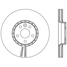 BDR2519.20 OPEN PARTS Тормозной диск