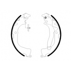 MFR708 MINTEX Комплект тормозных колодок