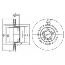 BG9009C DELPHI Тормозной диск