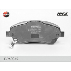 BP43049 FENOX Комплект тормозных колодок, дисковый тормоз