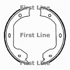 FBS668 FIRST LINE Комплект тормозных колодок, стояночная тормозная с
