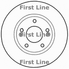 FBD1656 FIRST LINE Тормозной диск