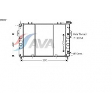 JE2037 AVA Радиатор, охлаждение двигателя