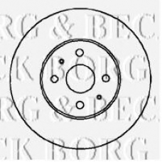 BBD5045 BORG & BECK Тормозной диск