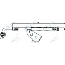 HOS3014 APEC Тормозной шланг