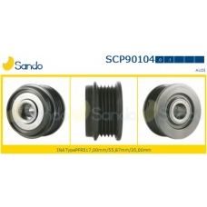 SCP90104.0 SANDO Ременный шкив, генератор