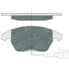 SP 367 SCT Комплект тормозных колодок, дисковый тормоз
