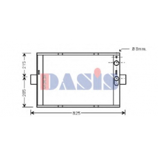 400320N AKS DASIS Радиатор, охлаждение двигателя