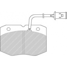 FVR713 FERODO Комплект тормозных колодок, дисковый тормоз