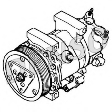 DCP07078 DENSO Компрессор, кондиционер