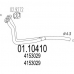 01.10410 MTS Труба выхлопного газа