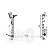017-017-0014 LORO Радиатор, охлаждение двигателя