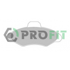 5000-0617 PROFIT Комплект тормозных колодок, дисковый тормоз