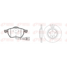 8390.06 REMSA Комплект тормозов, дисковый тормозной механизм