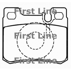 FBP3112 FIRST LINE Комплект тормозных колодок, дисковый тормоз