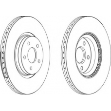 DDF1649-1 FERODO Тормозной диск