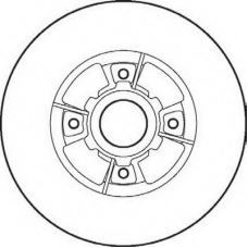 561968BC BENDIX Тормозной диск