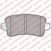 LP2084 DELPHI Комплект тормозных колодок, дисковый тормоз
