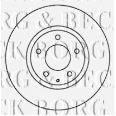 BBD4651 BORG & BECK Тормозной диск