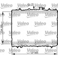 735535 VALEO Радиатор, охлаждение двигателя