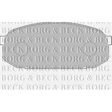 BBP1144 BORG & BECK Комплект тормозных колодок, дисковый тормоз