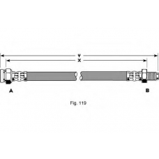 PHB298 TRW Тормозной шланг