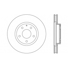 BDR2706.20 OPEN PARTS Тормозной диск