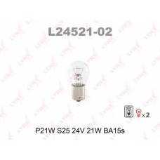 L24521-02 LYNX Р›р°рјрїр° рѕр°рєр°р»рёрір°рѕрёсџ рі р±р»рёсѓс‚рµсђрµ 2с€с‚. p21w s25 24v 21w ba15s
