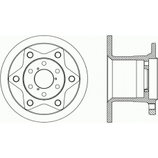 BDR1767.10 OPEN PARTS Тормозной диск