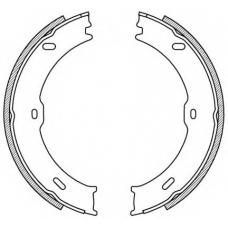 BSA2217.00 OPEN PARTS Комплект тормозных колодок