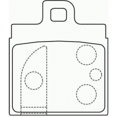 T0421 PAGID Комплект тормозных колодок, дисковый тормоз