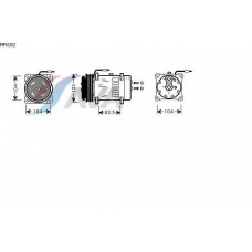 MFK002 AVA Компрессор, кондиционер