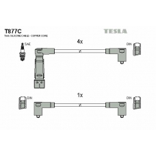 T877C TESLA Комплект проводов зажигания