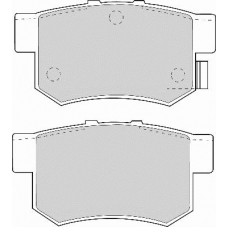 FD6625A NECTO Комплект тормозных колодок, дисковый тормоз