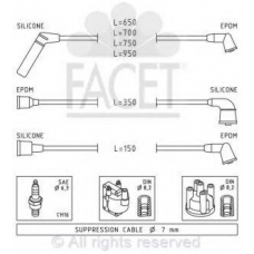 4.9751 FACET Ккомплект проводов зажигания