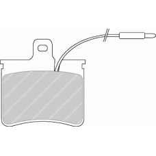 FDB272 FERODO Комплект тормозных колодок, дисковый тормоз
