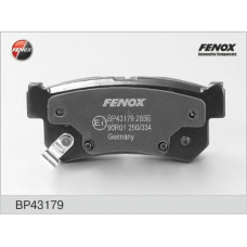 BP43179 FENOX Комплект тормозных колодок, дисковый тормоз