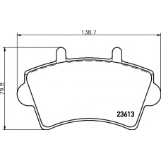 8DB 355 010-021 HELLA PAGID Комплект тормозных колодок, дисковый тормоз