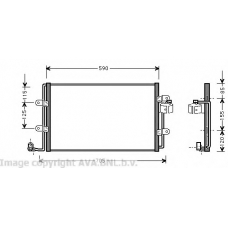 VW5176 Prasco Конденсатор, кондиционер
