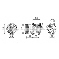 TOK581 Prasco Компрессор, кондиционер