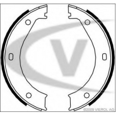 V20-0077 VEMO/VAICO Комплект тормозных колодок, стояночная тормозная с