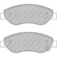 FDB1921 FERODO Комплект тормозных колодок, дисковый тормоз