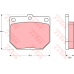 GDB232 TRW Комплект тормозных колодок, дисковый тормоз
