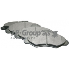 1563601010 Jp Group Комплект тормозных колодок, дисковый тормоз