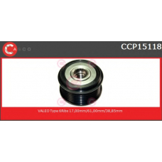 CCP15118 CASCO Ременный шкив, генератор
