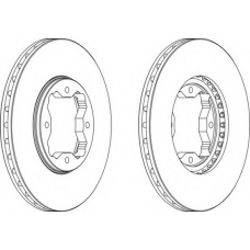 DDF619-1 FERODO Тормозной диск