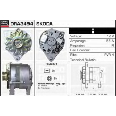 DRA3494 DELCO REMY Генератор